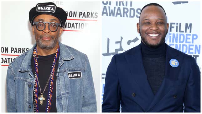 Spike Lee attends Gordon Parks Foundation: 2018 Awards Dinner &amp; Auction on May 22, 2018 in New York City; Stefon Bristol attends the 2020 Film Independent Spirit Awards on February 08, 2020 in Santa Monica, California.