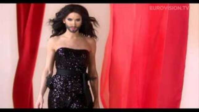 Bearded Drag Queen Takes Eurovision Song Contest by Storm