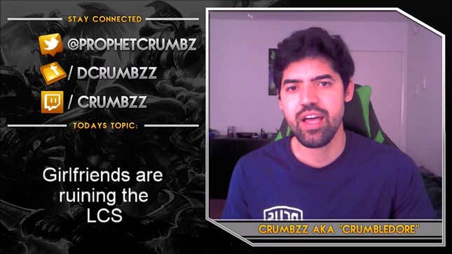 Blaming Girlfriends For Ruining <i>League of Legends</i> Pros Is Bullshit<em></em>