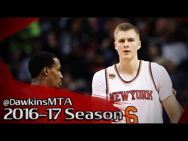 Kristaps Porzingis Was Ready To Scrap