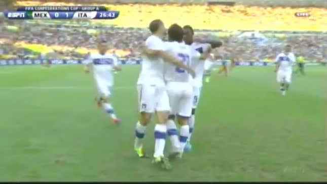 Andrea Pirlo Just Scored A Ridiculous Free Kick