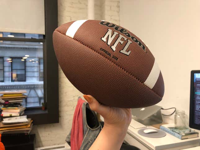 This? A Football.