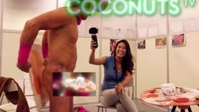 Well, Here's Another Man Who Paints Pictures With His Penis