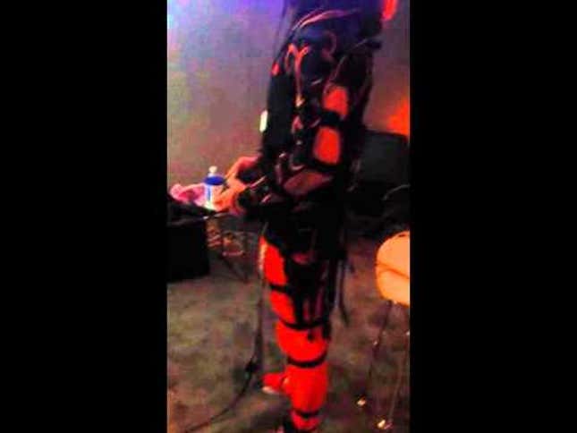 What It's Like To Play <i>Rez </i>In A Full-Body VR Suit