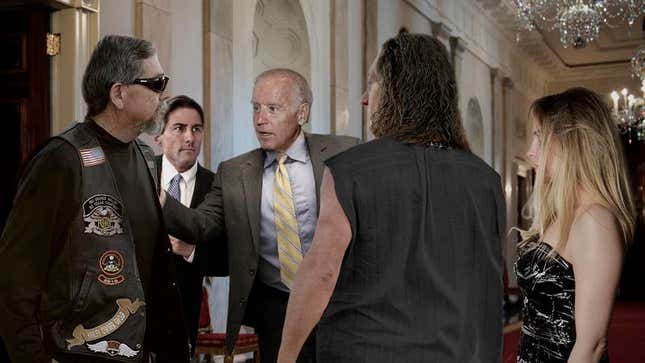 Image for article titled Biden Huddling With Closest Advisers On Whether To Spend 200 Bucks On Scorpions Tickets