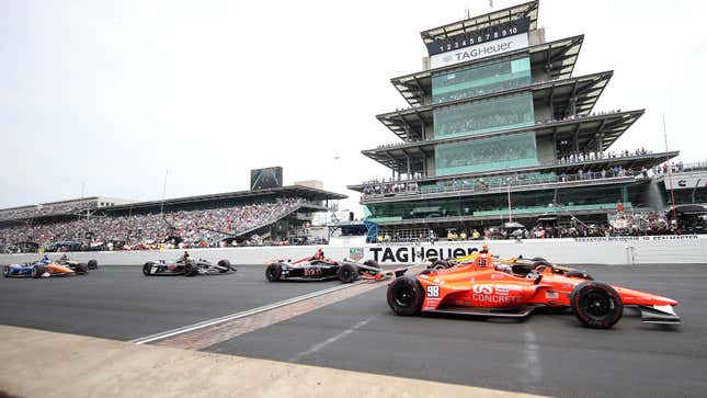 Image for article titled Indianapolis Motor Speedway Will Host Its First Ever Autonomous Race In 2021