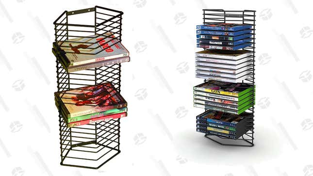 Atlantic Onyx Wire DVD/Blu-Ray Tower | $24 | Amazon