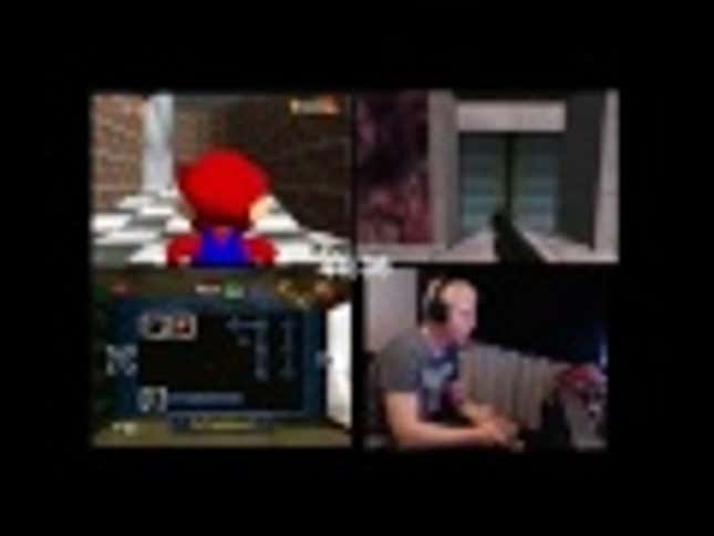 Guy Beats <em>Mario 64</em>, <em>Zelda</em>, And <em>Goldeneye</em> Simultaneously In 51 Minutes