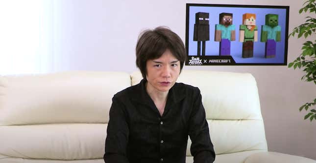 Image for article titled Masahiro Sakurai&#39;s Hardest Smash Bros. Challenge: Minecraft Music