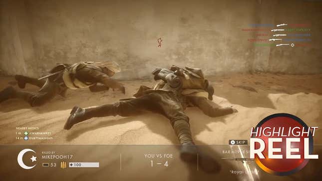 Ice Cold <i>Battlefield</i> Medic Doesn’t Even Care<em></em>
