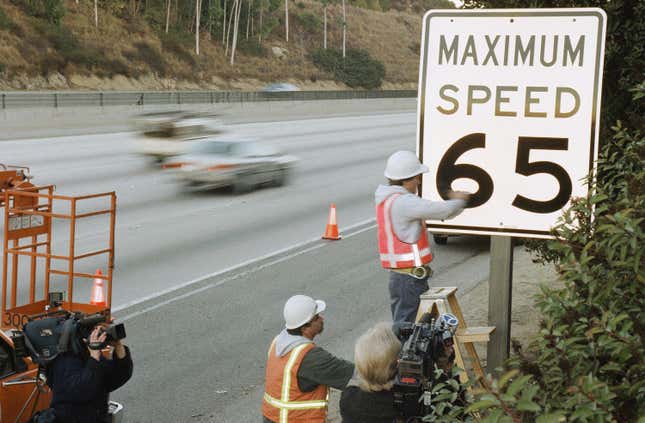 Image for article titled Here&#39;s What You Think The Speed Limit Should Be