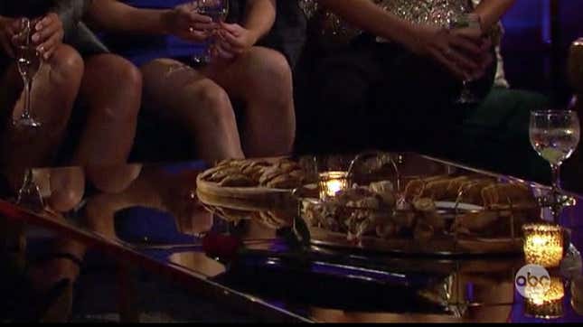 Image for article titled The food that didn’t get eaten on The Bachelor, week 4: We were promised biscuits