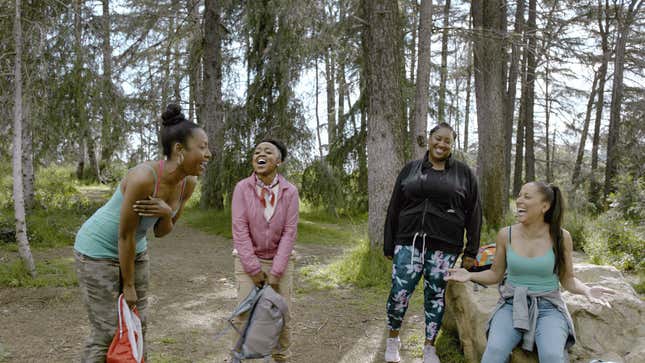 (L-R): Gabrielle Dennis, Quinta Brunson, Ashley Nicole Black and Robin Thede in A Black Lady Sketch Show