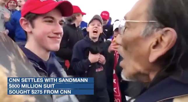 Image for article titled Smirking All the Way to the Bank: Nick Sandmann Settles Lawsuit With CNN