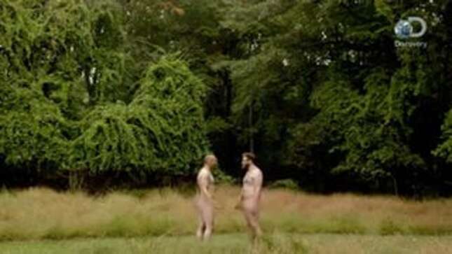 James Franco and Seth Rogen Hug Naked in a Forest