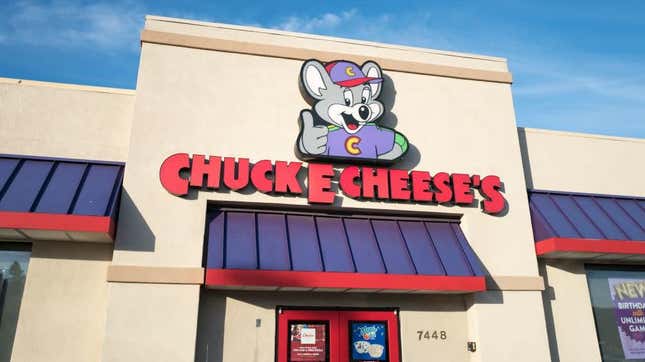 Exterior of a Chuck E. Cheese location