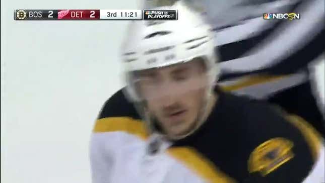 Brad Marchand Slashes Opponent In The Nads