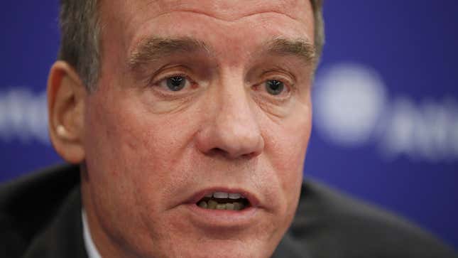 Sen. Mark Warner (D-Va), one of the authors of the DASHBOARD Act.