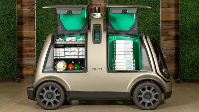 Image for article titled As the machines rise, Dominos surrenders its pizzas for automated delivery