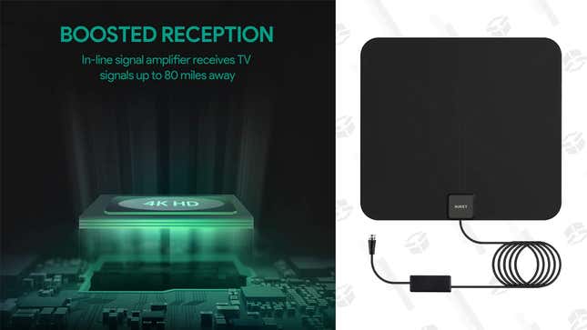 Aukey Indoor Digital TV Antenna | $7 | Amazon | Use code 96MIIJH2
