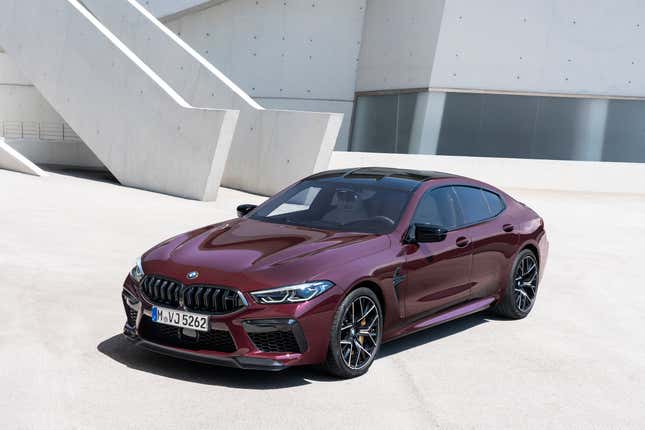 Image for article titled Just Look How Purple This 600 HP BMW M8 Gran Coupe Is