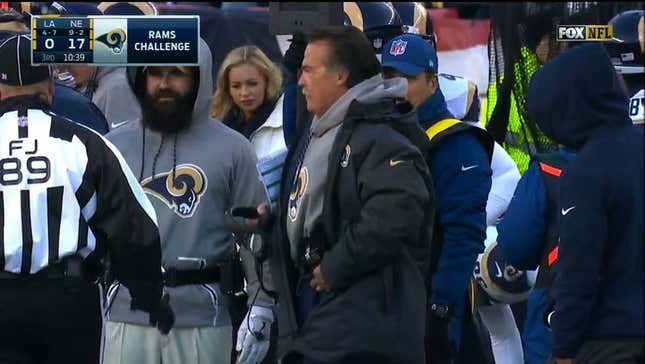 Jeff Fisher Tries To Challenge Play, Is Thwarted By His Own Coat