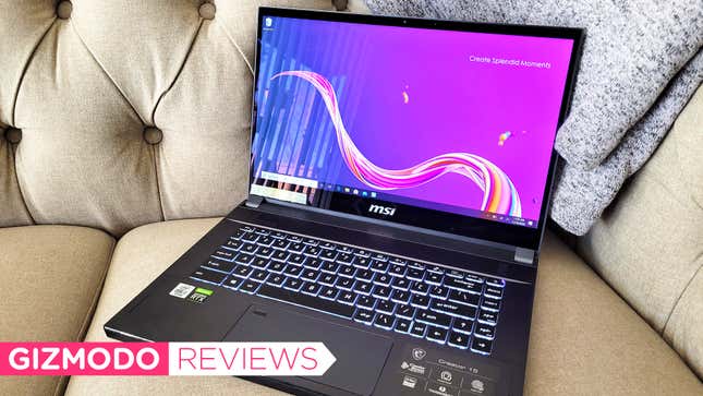 Image for article titled MSI Creator 15 Review: A Well-Balanced Laptop for Games or Work
