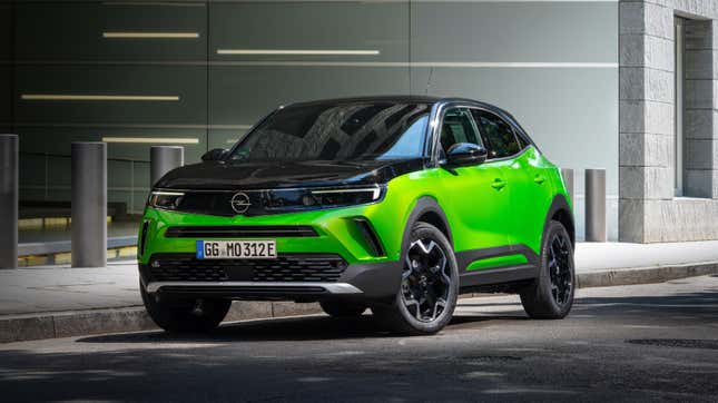 Image for article titled Opel Will Risk Becoming A 'Hello, Fellow Kids' Meme To Sell You A Mokka-E