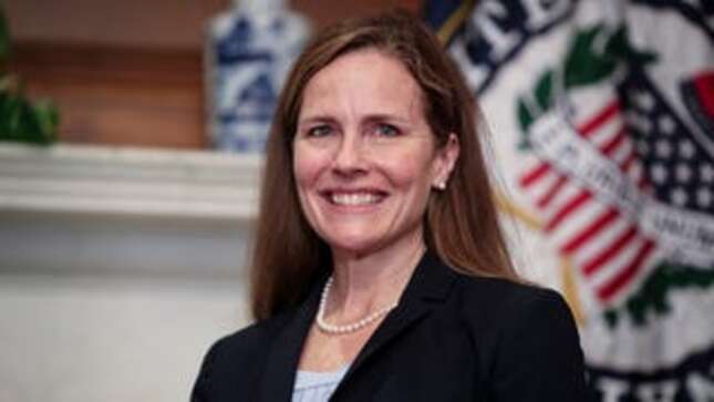 Image for article titled Amy Coney Barrett's Alleged Church Quietly Scrubs Her Existence from Its Website