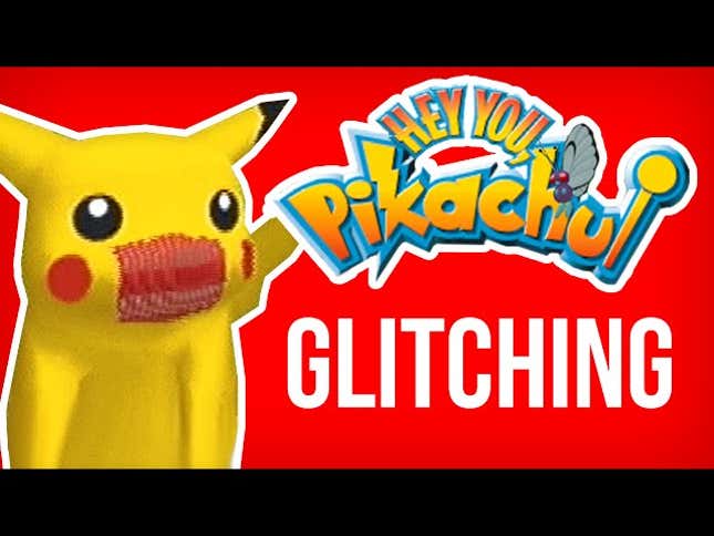 Glitches Turn Pikachu Into Nightmare Fuel
