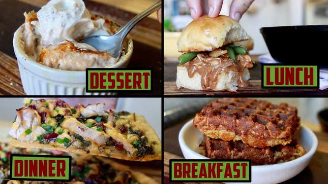 Make This Thanksgiving Leftover Pizza With a Homemade Sweet Potato Crust