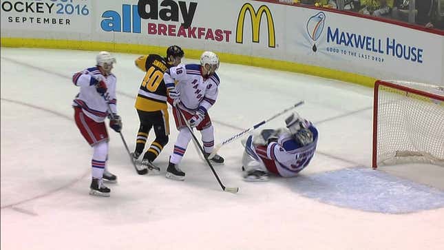 The Penguins Have A Random Dude In Goal And The Rangers Might Be Doomed Anyway
