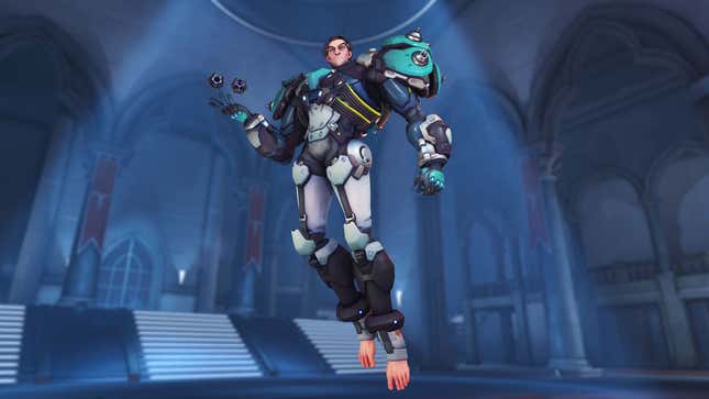 Image for article titled Overwatch&#39;s New Hero Sigma Is Slow But Scary