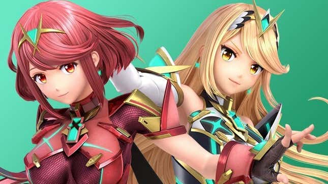 Image for article titled Pyra And Mythra Join Super Smash Bros. Ultimate Later Today