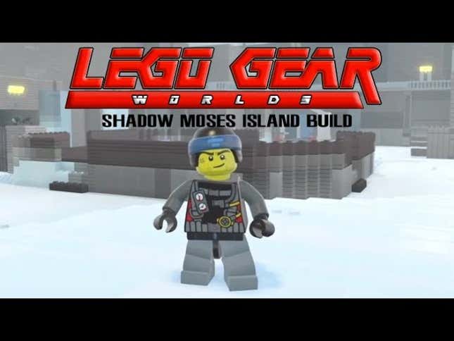 Fan Recreates <i>Metal Gear Solid </i>In <i>Lego Worlds</i>