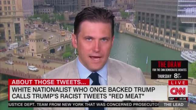 Image for article titled CNN Invites White Supremacist Richard Spencer to Explain Why Trump Isn’t Racist Enough