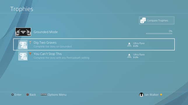 TLOU Remastered] I finally have the platinum and 100% for this wonderful  game. The MP trophies were a grind to get, and the grounded trophies almost  made my own back hurt from