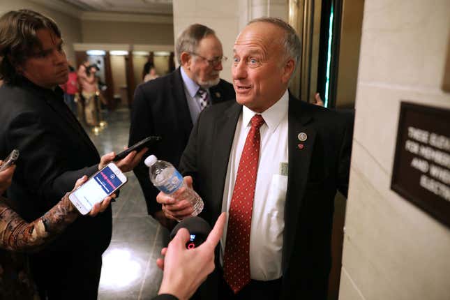 Image for article titled Iowa Rep. Steve King Sets Out to Prove He&#39;s Not Racist by Arguing That All Cultures Aren&#39;t Equal