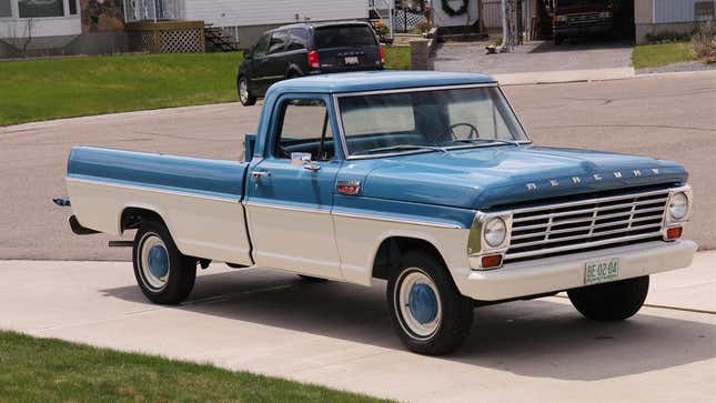 Image for article titled Old Mercury Pickup Trucks From Canada Weird Me Out