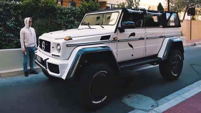 Image for article titled This Mercedes G500 4x4² Has Been Modded Specifically for Mall Crawling