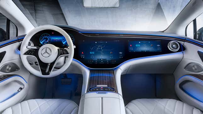 Image for article titled The All-Electric 2022 Mercedes EQS: This Is It