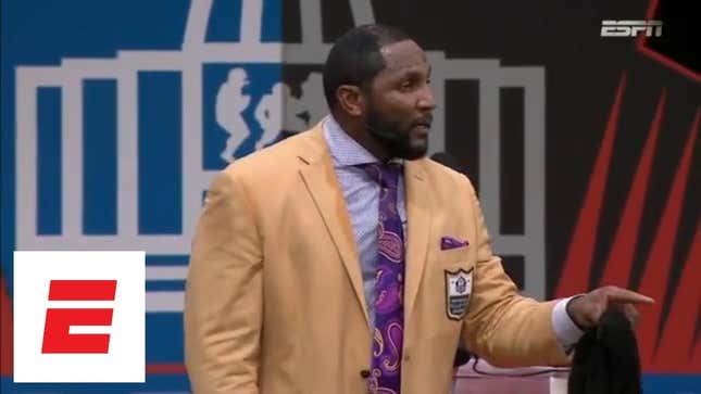 Ray Lewis's Hall Of Fame Speech Was Actual Frothing Madness