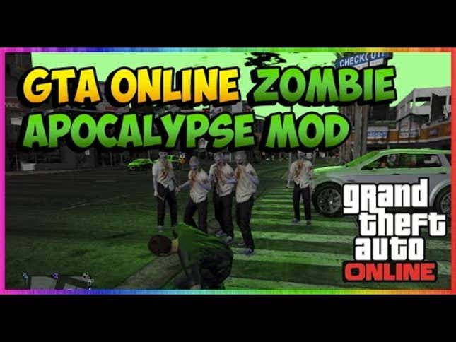 Modders Add A Zombie Apocalypse To <em>GTA Online</em>
