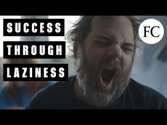Dan Harmon Explains How Laziness Can Actually Guide Your Success