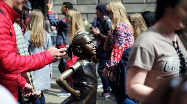 Image for article titled The Firm That Owns 'Fearless Girl' Is Suing the Woman Who Created Her
