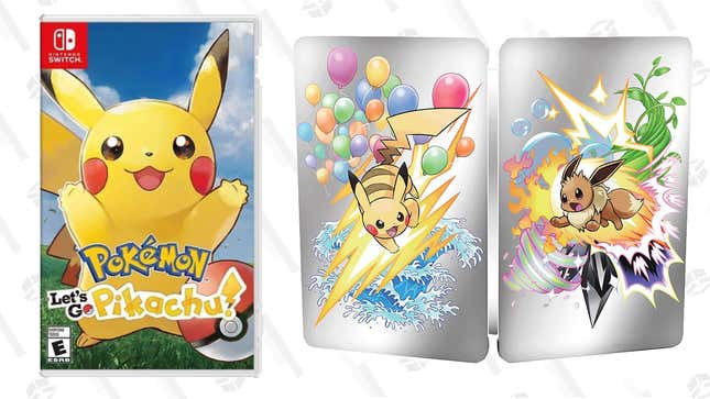 Image for article titled Buy Pokémon: Let&#39;s Go, Pikachu! for $50 and Get a Surprisingly Dope Steelbook Case