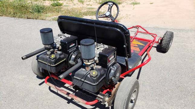 Image for article titled Prepare Your Last Will And Testament Before You Buy This Twin-Engine Gokart