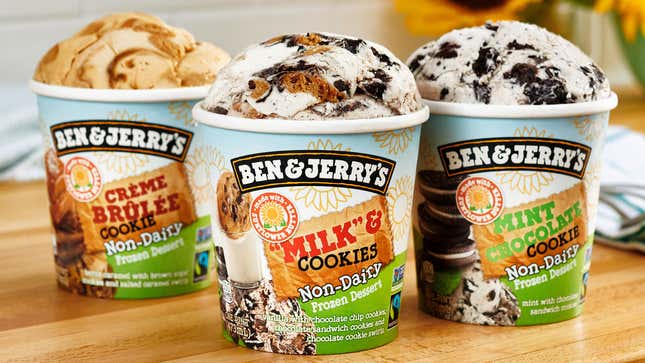 Image for article titled Sunflower butter is the key ingredient in Ben &amp; Jerry’s new non-dairy pints