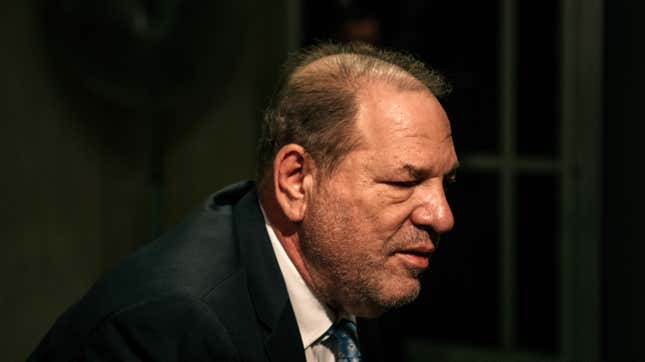 Movie producer Harvey Weinstein enters New York City Criminal Court on February 24, 2020, in New York City. 