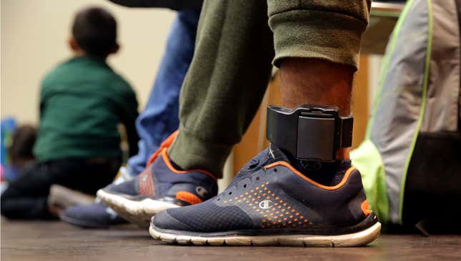 With ankle monitors, you can run but you can't hide